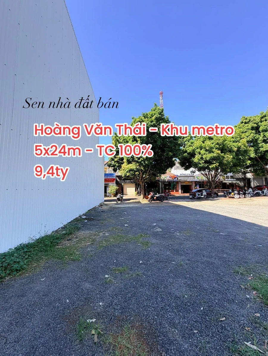 Bán đất 120m2 Hoàng Văn Thái, gần metro, 9,4 tỷ - Ảnh 1