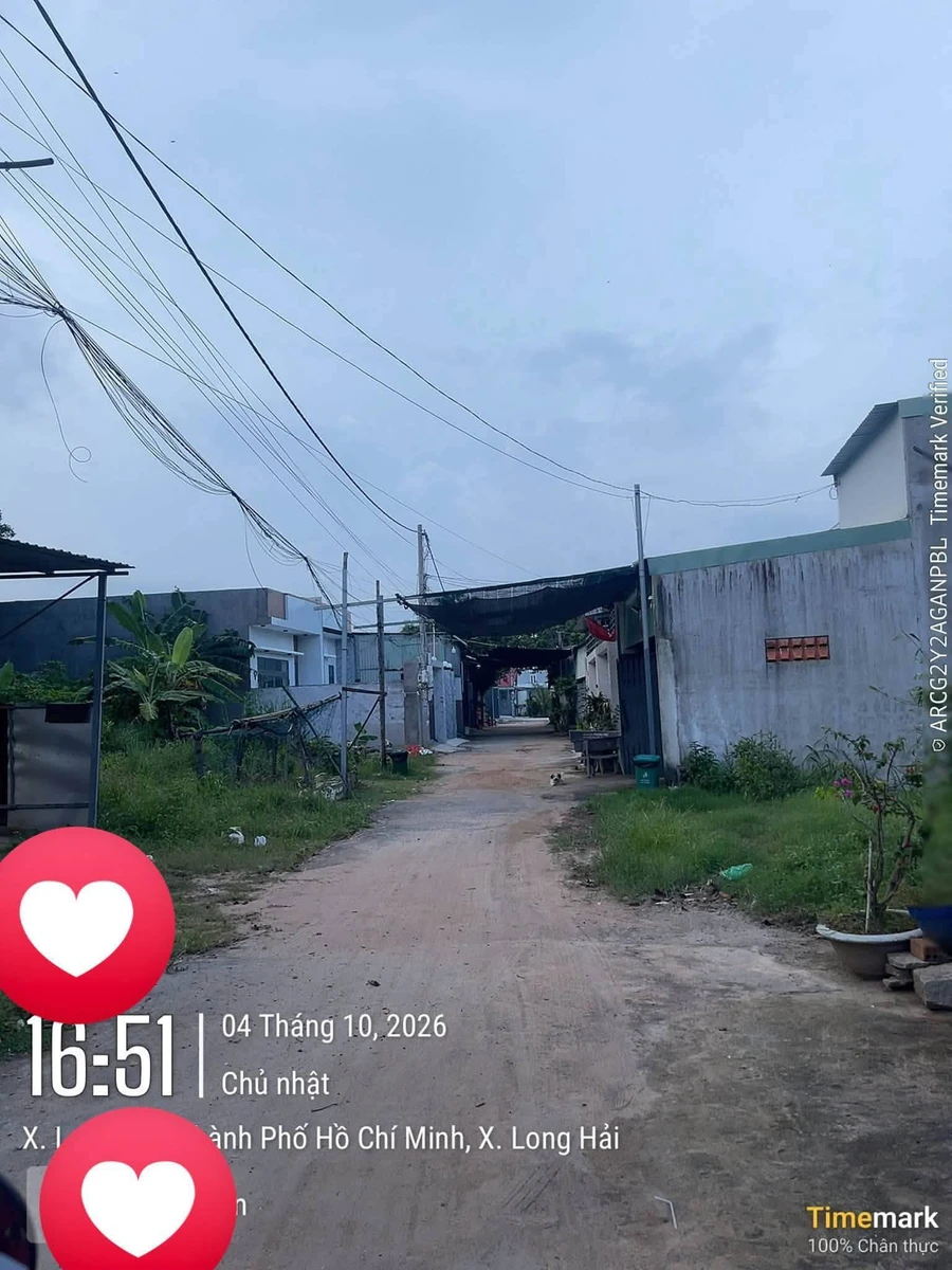 Bán đất 2 mặt tiền 100m² Cần Giờ 1 tỷ 350 - Ảnh thu nhỏ 2