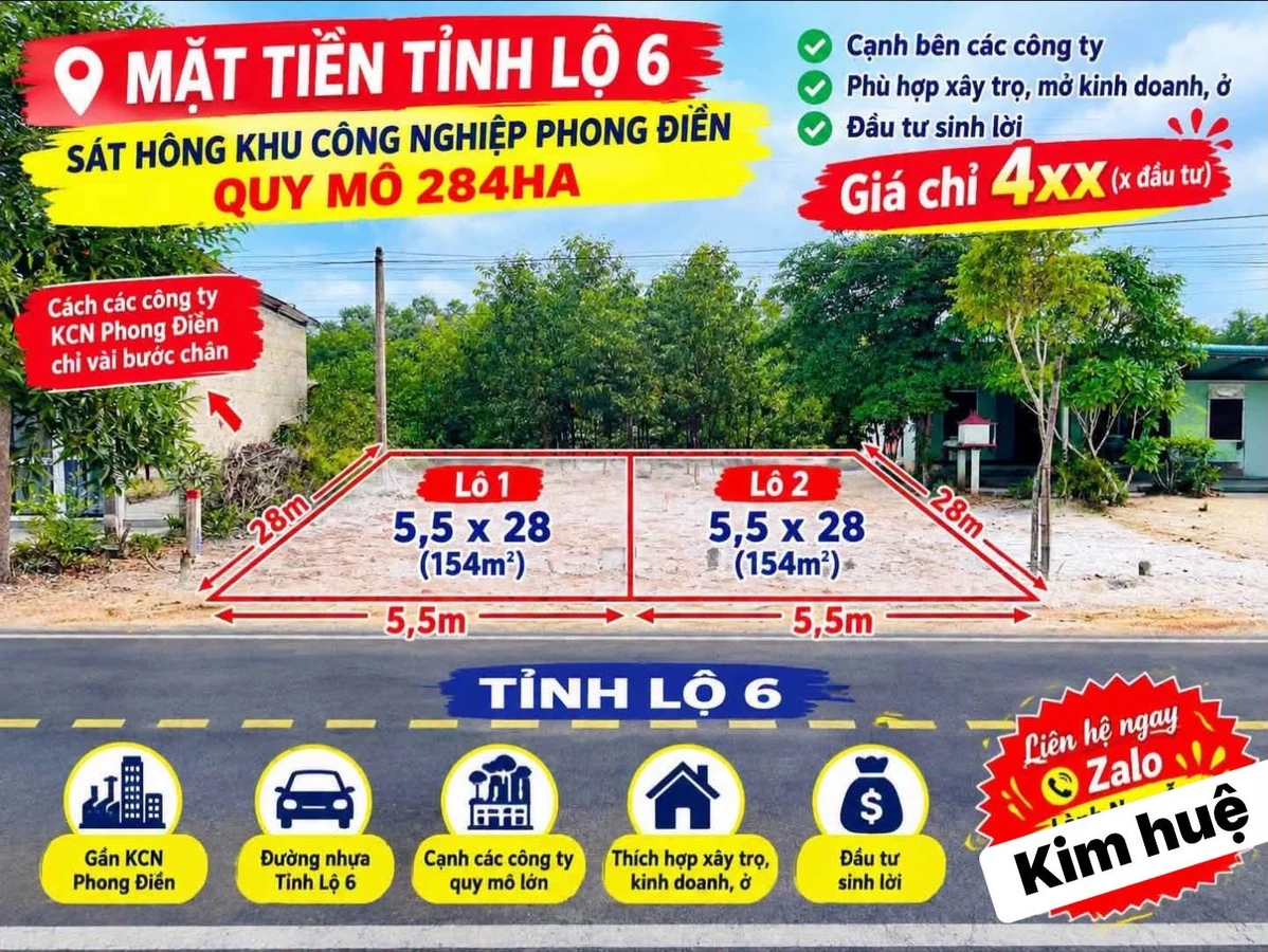 Bán đất Huế 158m² mặt tiền Tỉnh lộ 6 - Ảnh thu nhỏ 2