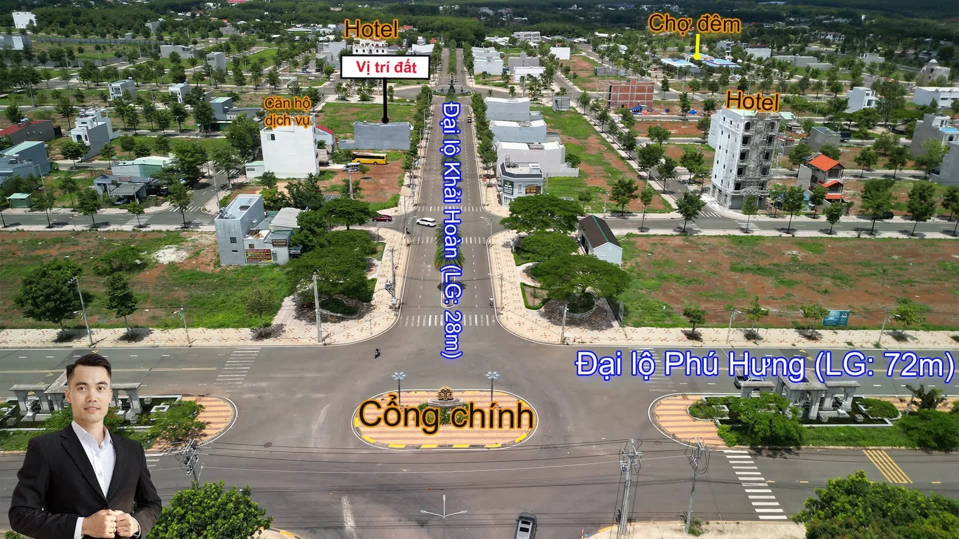 Bán đất 5x25m mặt tiền Đại lộ Khải Hoàn Cát Tường Phú Hưng - Ảnh 1