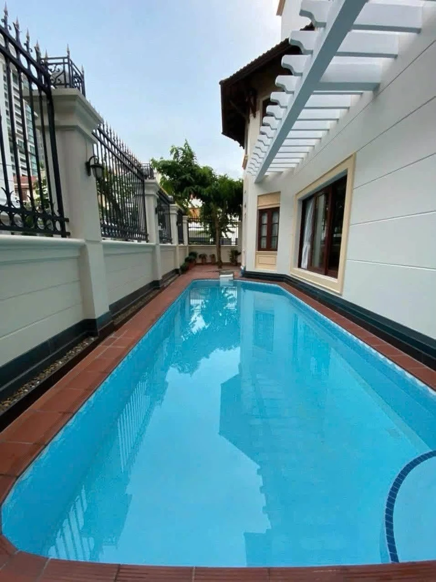 Bán biệt thự hồ bơi góc 2 mặt tiền 257m² đường Nguyễn Văn Hưởng, Thảo Điền - Ảnh thu nhỏ 3