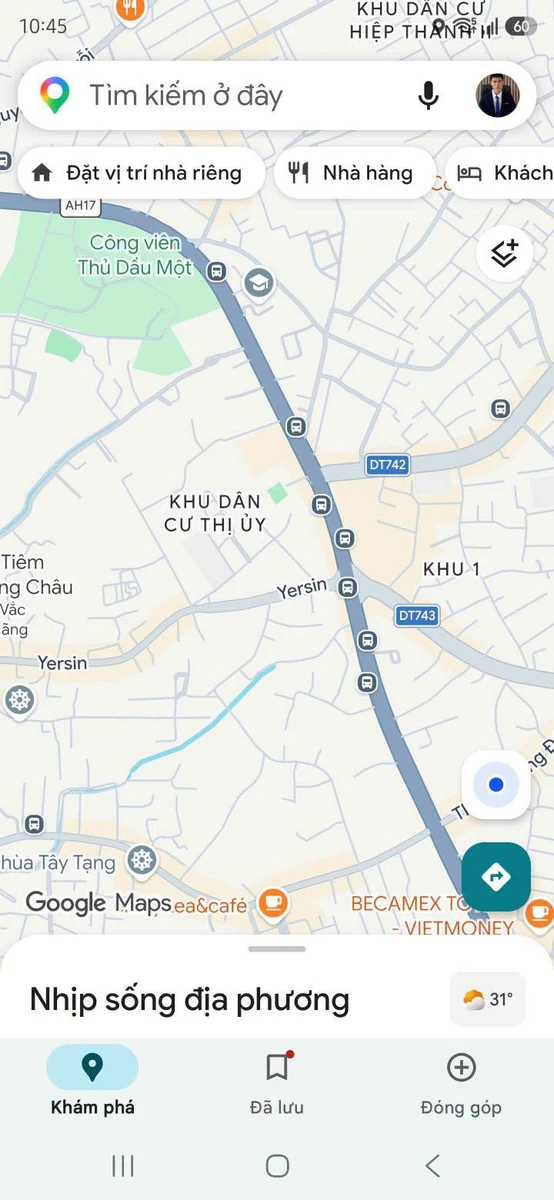 Bán đất 1284m² đường Yersin Thủ Dầu Một, 32tr/m² - Ảnh thu nhỏ 2