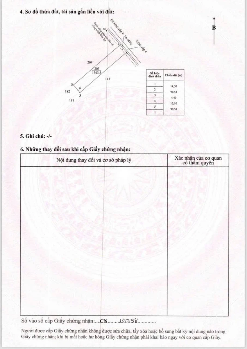 Bán đất vườn 1000m2 tại Thủ Thừa, Long An - Ảnh thu nhỏ 2