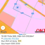 Bán đất 512.6m² Long Hải, Phú Quý, sổ hồng riêng - Ảnh thu nhỏ 1