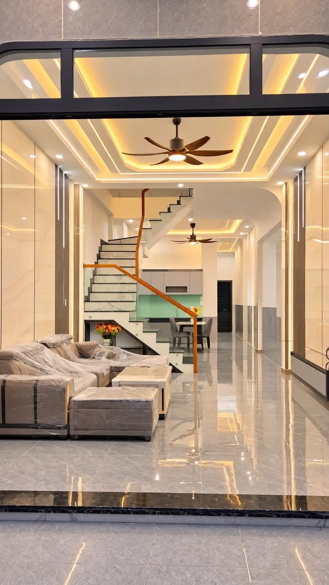 Bán nhà mặt tiền Tân Phước Khánh 108m² sổ riêng, 3.8 tỷ - Ảnh thu nhỏ 2