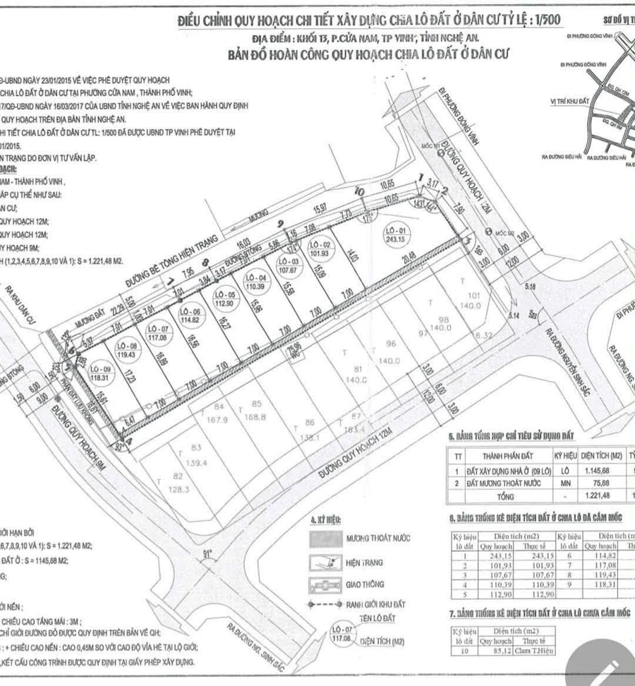 Bán lô đất Thành Vinh Nghệ An 119m2 giá 3 tỷ - Ảnh 1