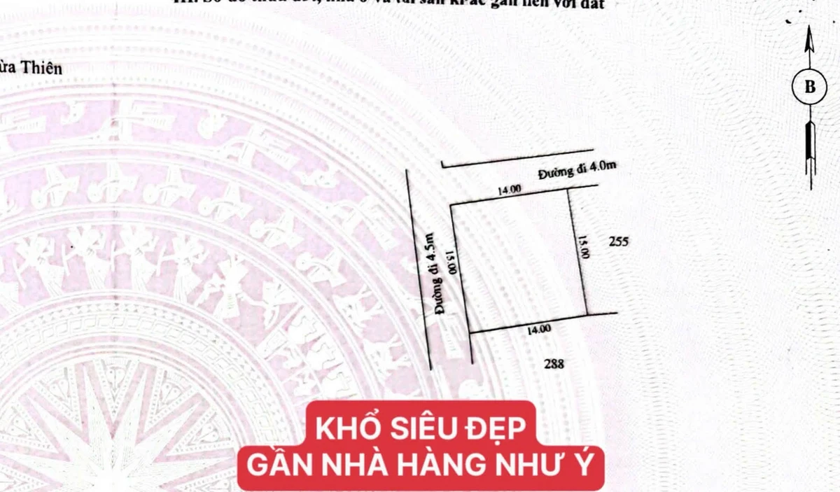 Bán lô góc 210m² mặt tiền Phổ Nam, Phường Mỹ Thượng, Huế - Ảnh thu nhỏ 2