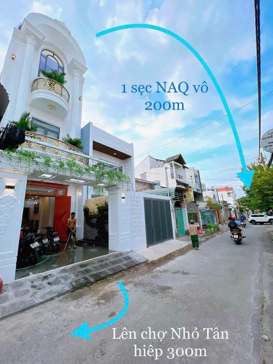 Bán nhà phố 1 trệt 2 lầu mặt tiền, 4,5x15m, full nội thất, gần khu B5 Tân Hiệp, Biên Hòa - Ảnh 1
