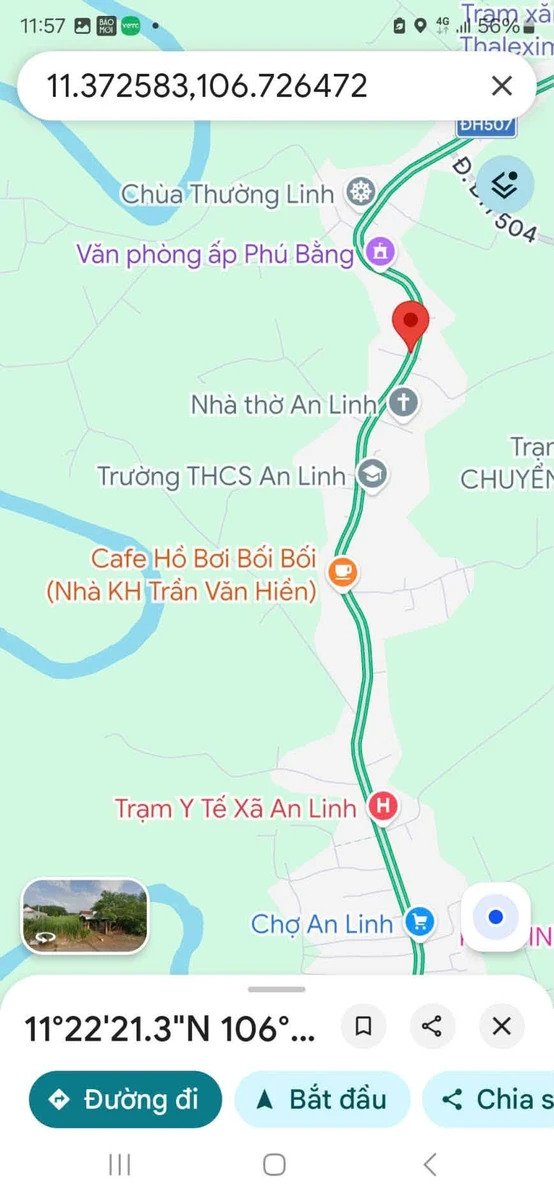 Bán đất mặt tiền DH507 An Linh 431m2, Bình Chánh - Ảnh thu nhỏ 3