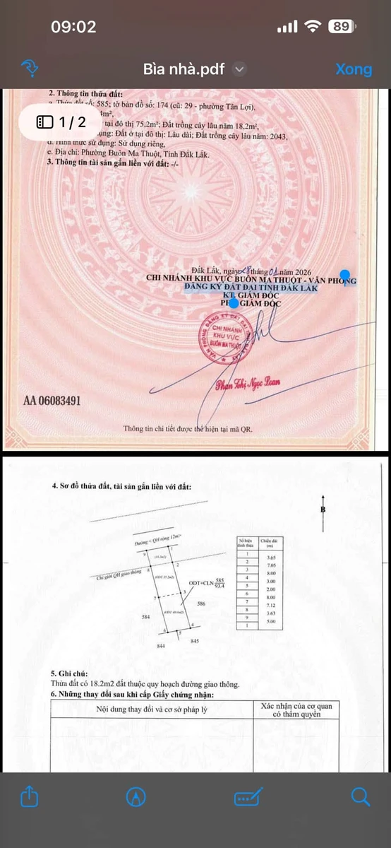 Bán đất hẻm 175 Ymoan, Buôn Ma Thuột, 92m2, 2,85 tỷ - Ảnh thu nhỏ 4