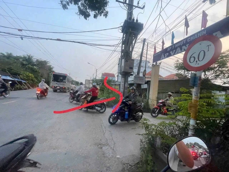 Bán đất thổ cư 5x28m mặt tiền đường đan view kênh ấp 7 Nhựt Chánh, Bến Lức giá 1,1 tỷ