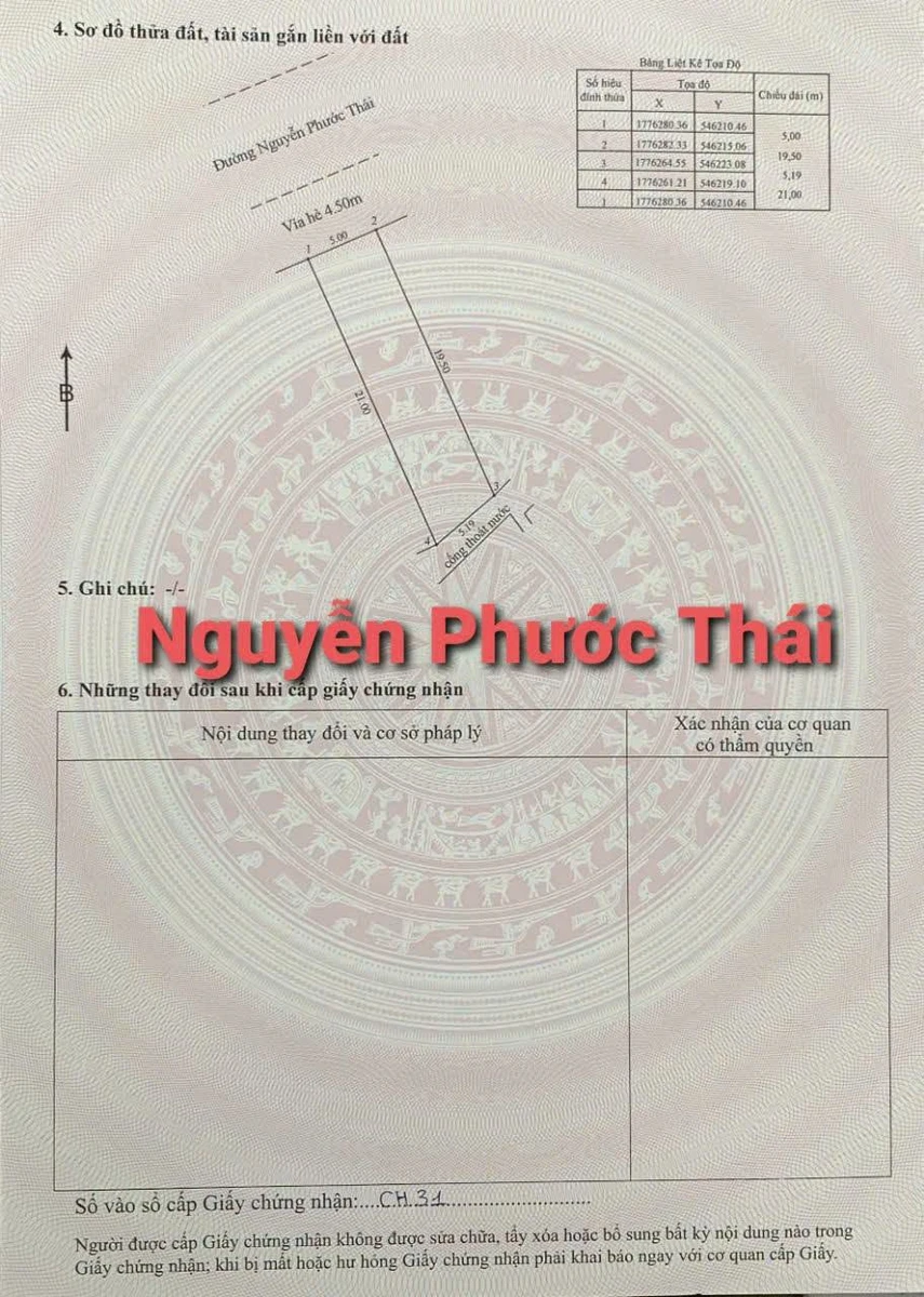Bán lô đất 101,3m² Nguyễn Phước Thái, Đà Nẵng, 6,2 tỷ - Ảnh thu nhỏ 3