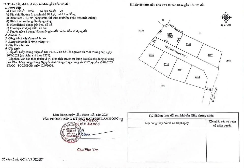 Bán đất full thổ cư 213m2 đường Cao Thắng, Đà Lạt - 8 tỷ - Ảnh 1