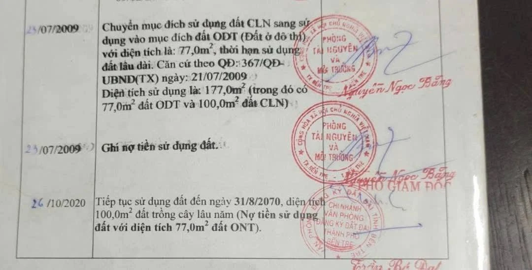 Bán đất nền Kênh Tập Đoàn 2, Phú Tân, Bến Tre, 177m² - Ảnh thu nhỏ 2
