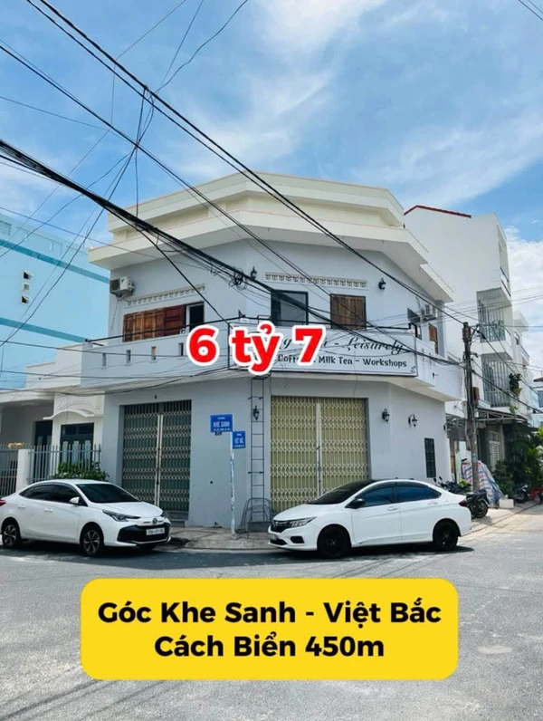 Bán nhà phố góc 2.5 tầng 67.7m² gần biển Nha Trang