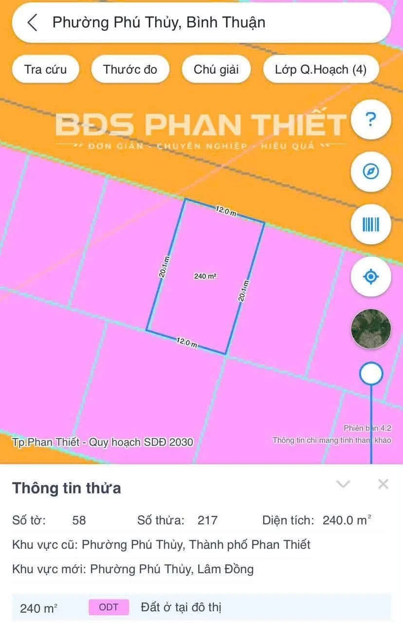 Bán đất mặt tiền Ocean Dunes 240m² Lâm Đồng 17,2 tỷ - Ảnh 1