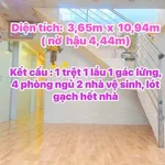 Bán nhà hẻm 2 mặt tiền Louis Pasteur 4PN 660 triệu - Ảnh thu nhỏ 1