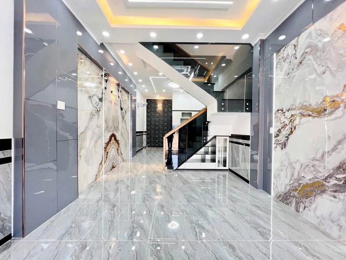 Bán nhà 1 trệt 1 lầu 52m2, 2PN 2WC đường Trần Thị Cờ, Quận 12 giá 4,39 tỷ - Ảnh 1