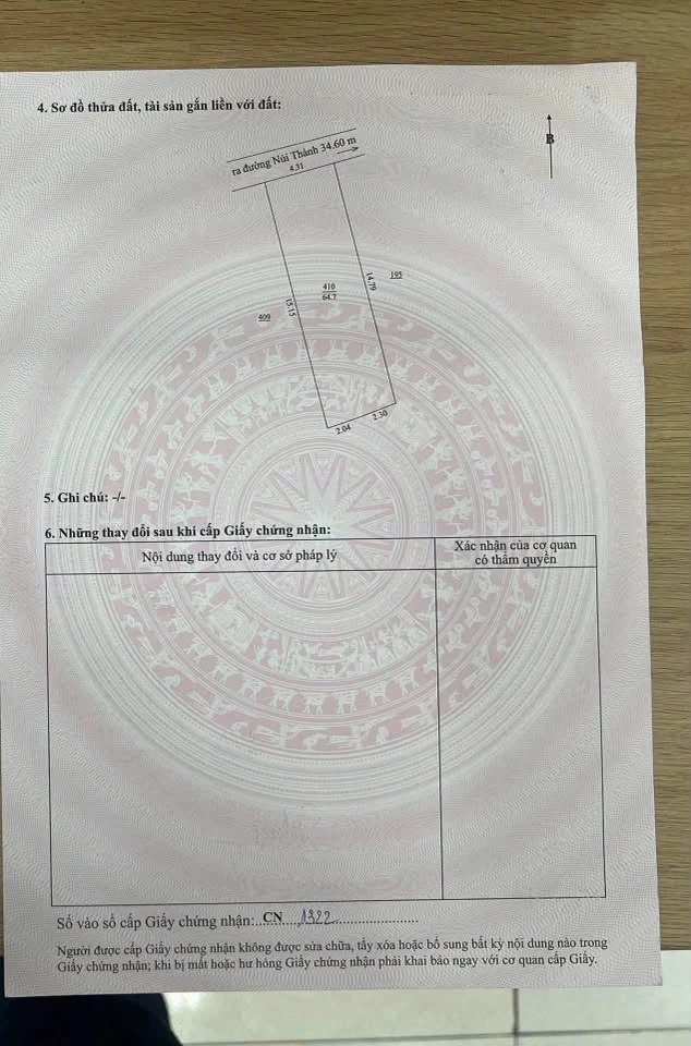 Bán 2 lô đất 65m2 kiệt K192 Núi Thành, Hải Châu, Đà Nẵng, giá từ 4,35 tỷ - Ảnh thu nhỏ 2