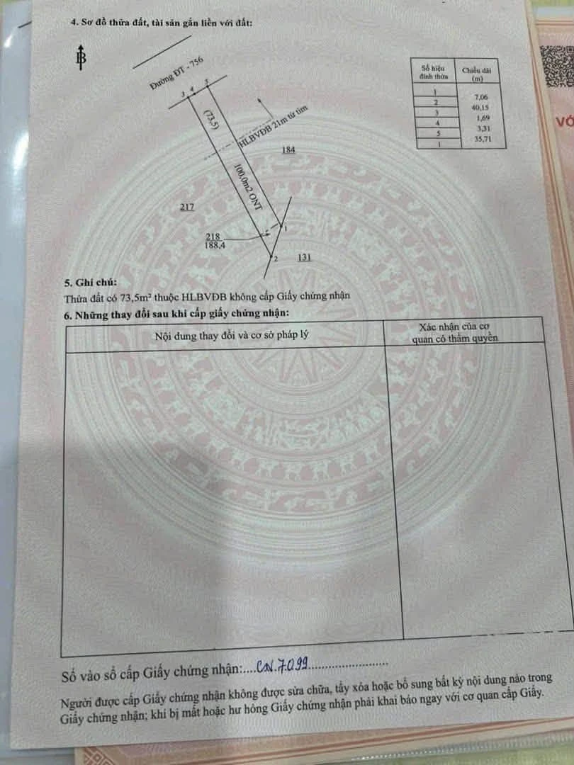 Bán đất 756m2 mặt tiền Lộc Ninh, Đồng Nai - Ảnh thu nhỏ 2