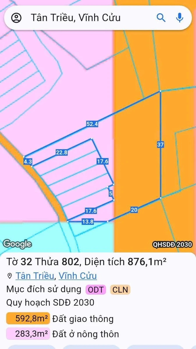 Bán đất 900m2 giá 2 tỷ 300 triệu Tân Triều Đồng Nai - Ảnh 1