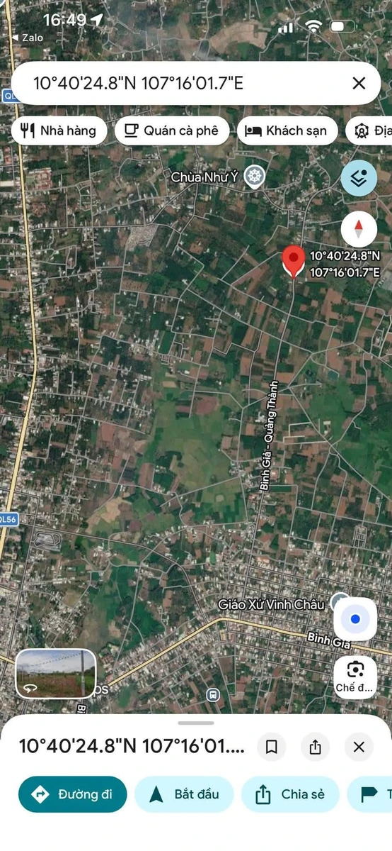 Bán đất mặt tiền đường chính Bình Giả - Quảng Thành 6000 m2, giá 1 tỷ 4 - Ảnh thu nhỏ 2