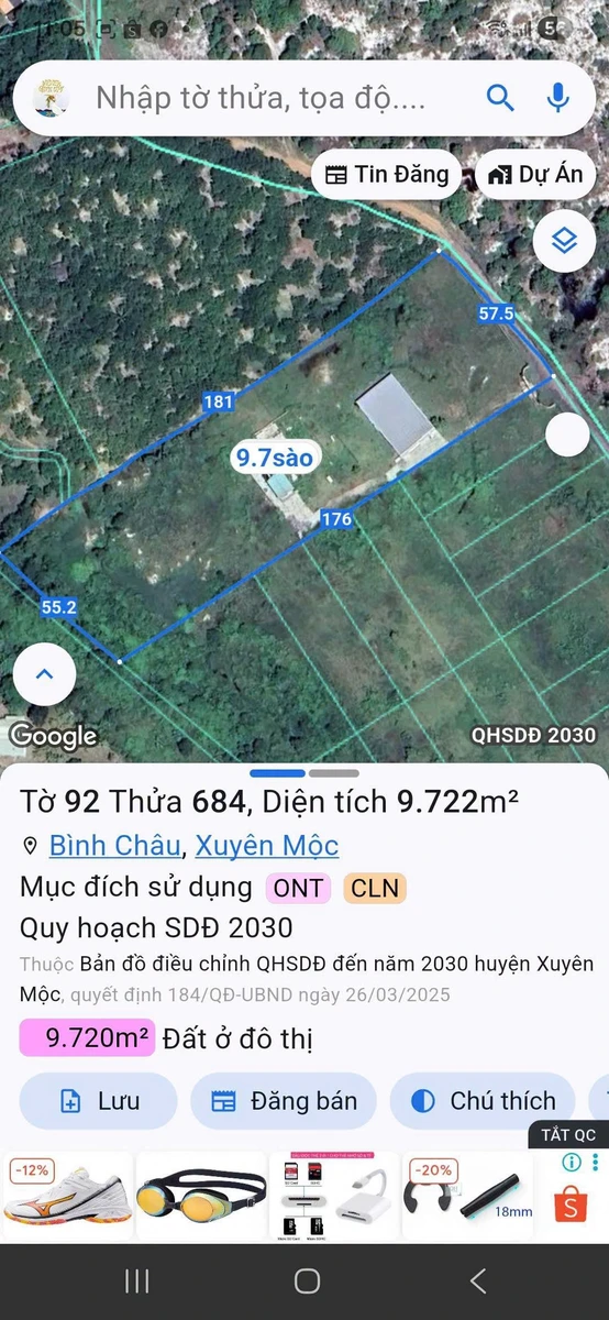 Bán 9.722m² đất gần biển Bình Châu, 13 tỷ - Ảnh thu nhỏ 2