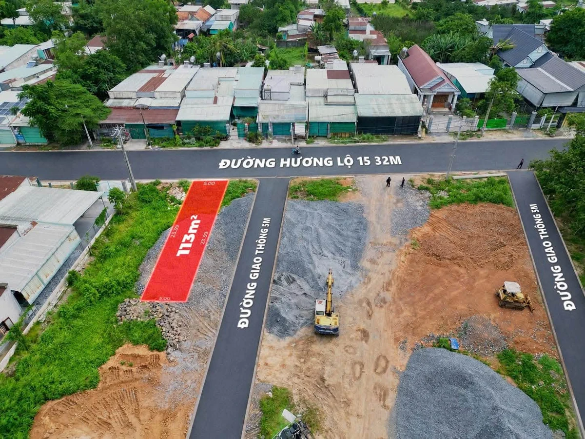 Bán lô đất mặt tiền Hương Lộ 15, 113m2, Bình Chánh - Ảnh 1