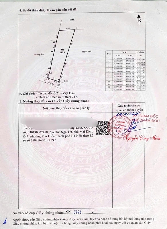 Bán đất 283m2 mặt tiền 8m Khê Thượng Đông Triều Quảng Ninh