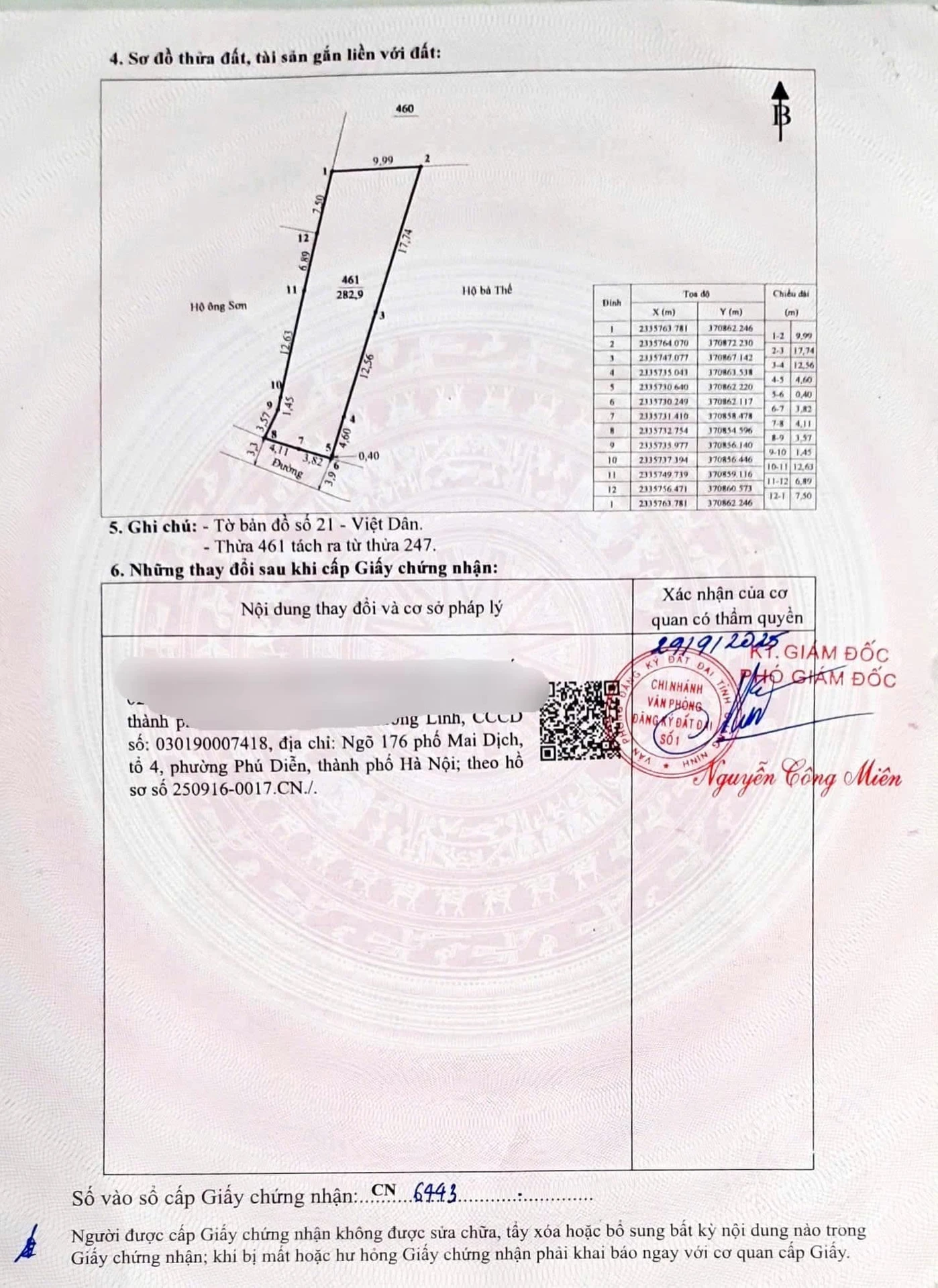 Bán đất 283m2 mặt tiền 8m Khê Thượng Đông Triều Quảng Ninh - Ảnh 1