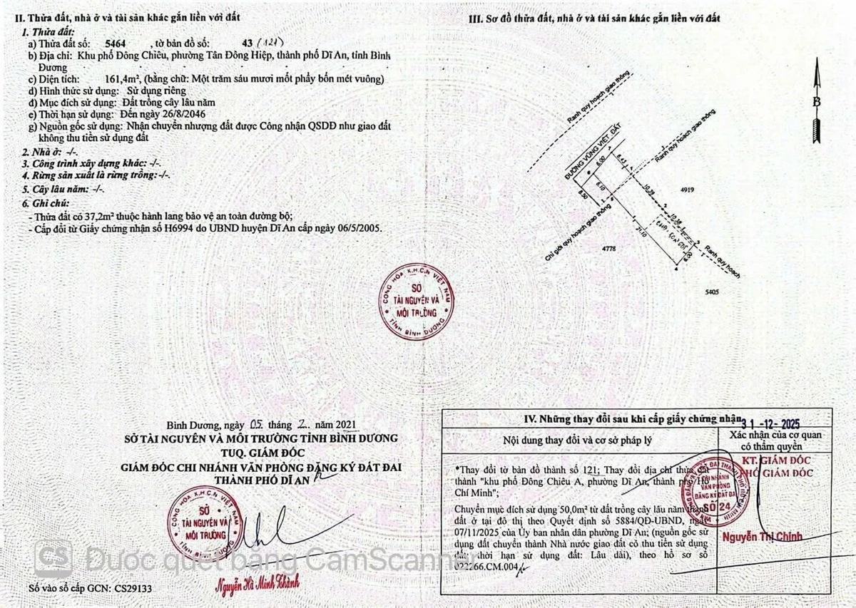 Bán đất 161m mặt tiền Vũng Việt, Dĩ An, Bình Dương - Ảnh thu nhỏ 3