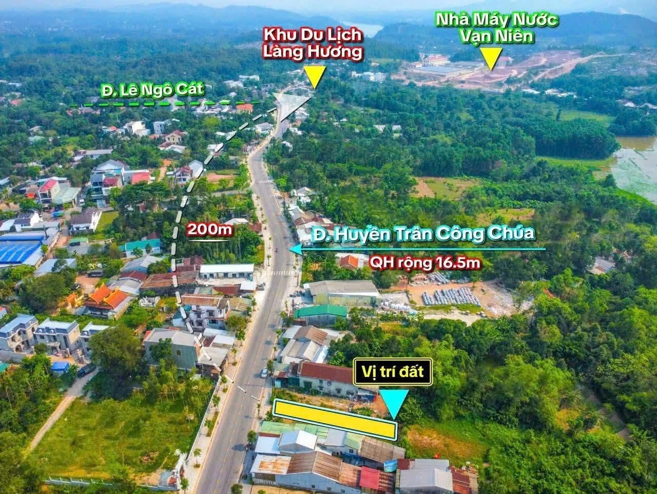 Bán đất mặt tiền Huyền Trân Công Chúa Huế 179m² 22.5 triệu/m² - Ảnh 1