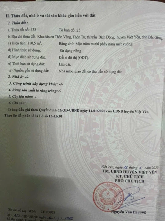 Bán đất mặt phố Bích Động - Phường Việt Yên vị trí đắc địa, kinh doanh được luôn - Ảnh 1