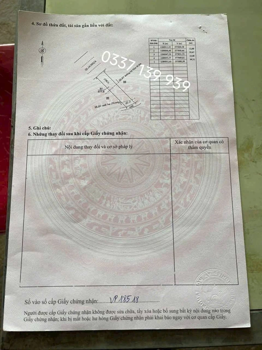 Bán lô đất mặt tiền QL14 Đồng Tiến, Đồng Nai, 677.6 m2 - Ảnh thu nhỏ 2
