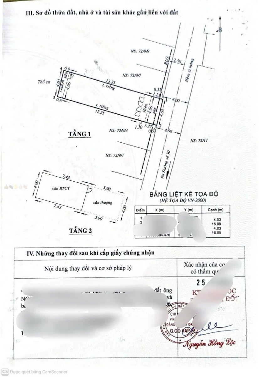 Bán nhà hẻm xe hơi 65m2, 3PN 3WC, đường số 30 phường An Nhơn, Gò Vấp - Ảnh thu nhỏ 4
