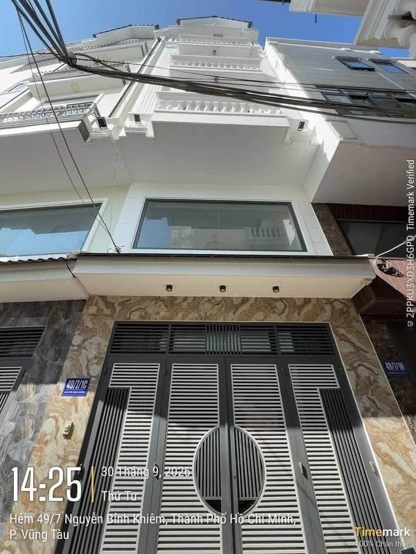 Bán nhà 4x10m 1 trệt 1 lửng 3 lầu, 4PN, đường Nguyễn Bỉnh Khiêm, Phường 3, Vũng Tàu