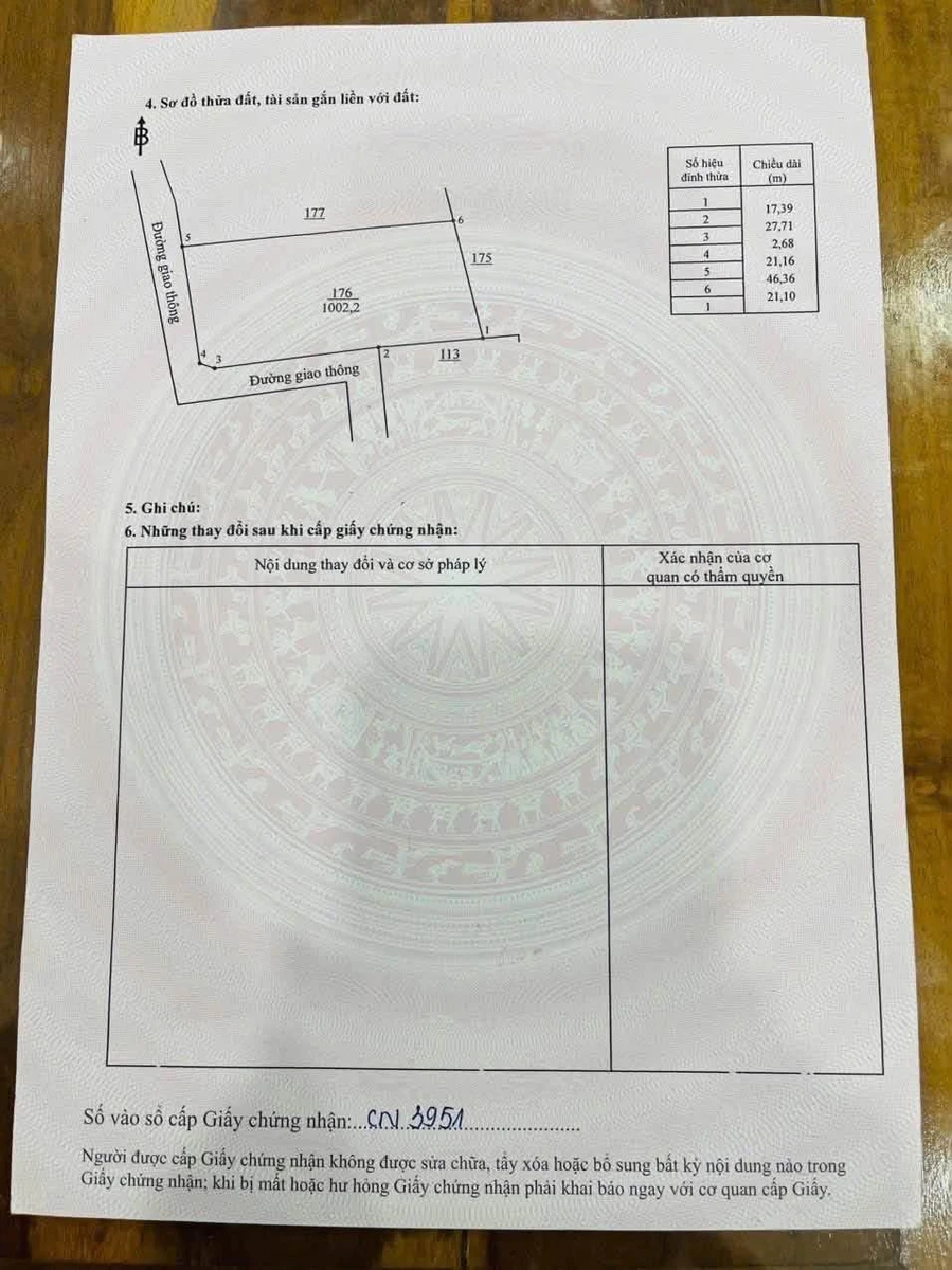 Bán đất 1.000m² Phường Bảo Vinh, Đồng Nai, 1 tỷ 250 triệu - Ảnh 1