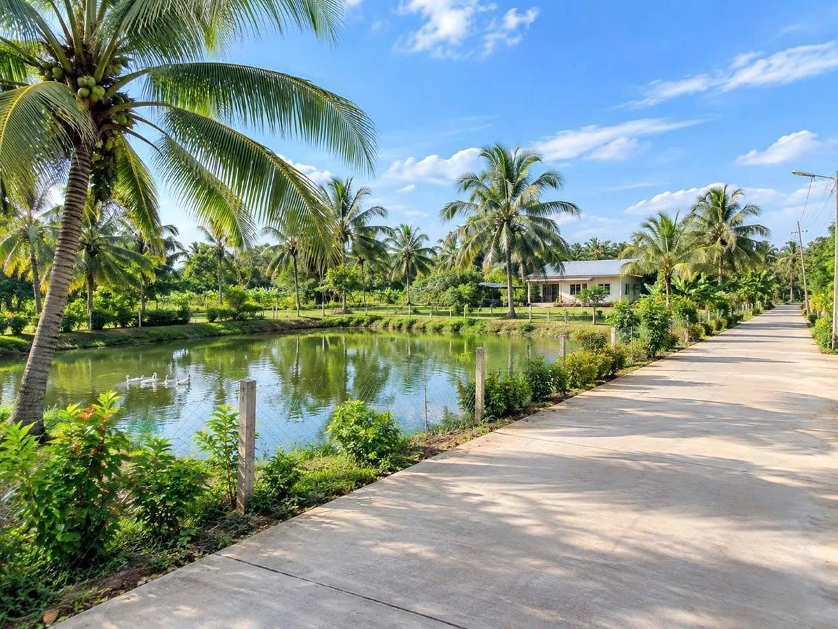 Bán gấp đất thổ cư 200m² mặt tiền 37m, sổ hồng riêng, có ao tại Bảo Vinh, Long Khánh - Ảnh thu nhỏ 2