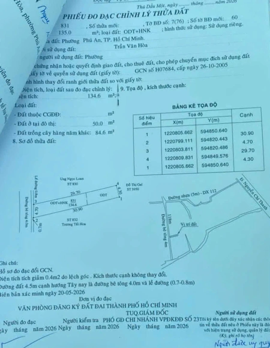 Bán đất 4,7x30m phường Phú An (Tân An cũ), ô tô tới đất, giá 1,25 tỷ - Ảnh thu nhỏ 2