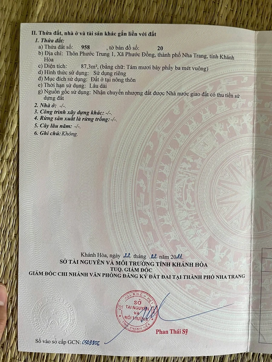 Bán lô đất 87,3m² Phước Đông, Nha Trang 2,45 tỷ - Ảnh thu nhỏ 3