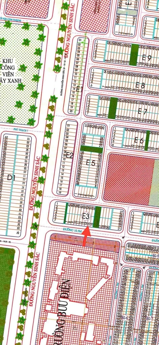 Bán lô đất 100m2 đường 10,5m Khu E Kim Long gần Nguyễn Sinh Sắc, Đà Nẵng - Ảnh thu nhỏ 2