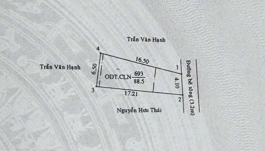Bán đất nở hậu 6,5m Nguyễn Văn Lộng Bình Dương 1,7 tỷ - Ảnh thu nhỏ 4