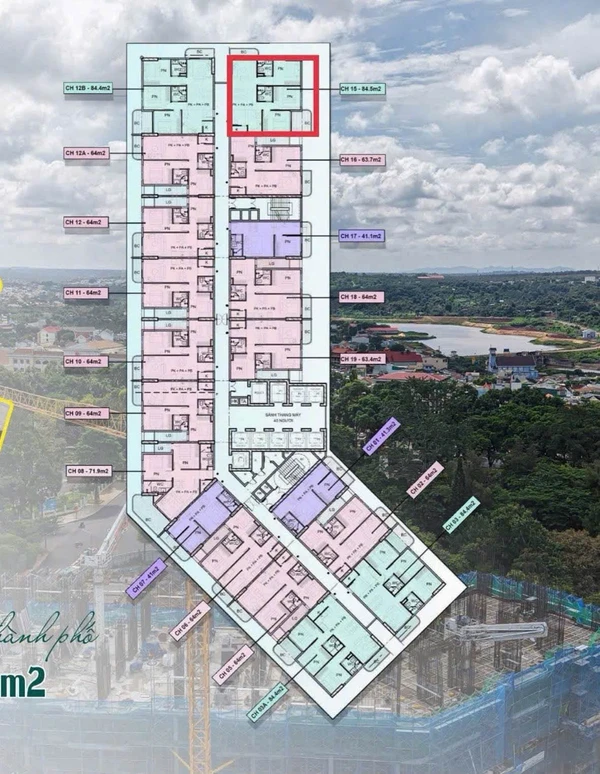 Bán căn hộ 3PN 85m² tại EcoPalace Buôn Ma Thuột