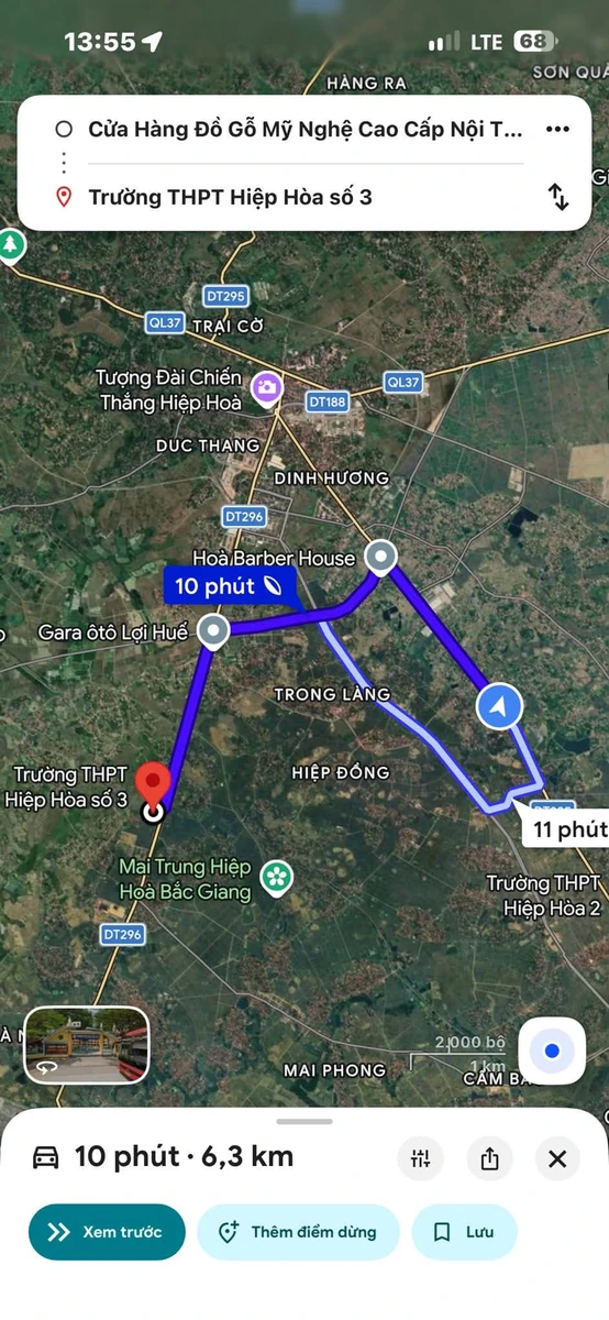Bán lô đất mặt đường 295 Hiệp Hoà Bắc Ninh 245m2 - Ảnh thu nhỏ 5