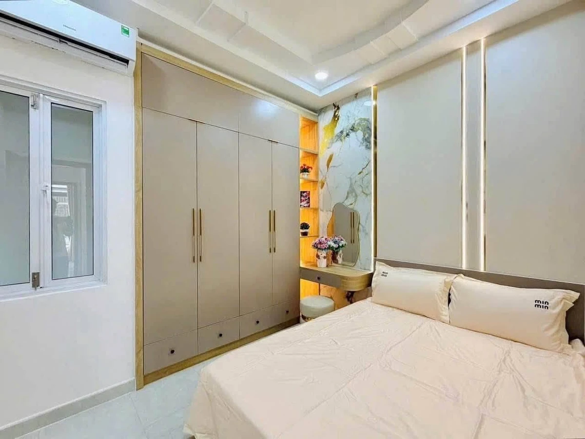 Bán nhà 2 tầng đúc 35m2, 2PN 2WC, full nội thất, hẻm 3m gần chợ Hạnh Thông Tây, Gò Vấp - Ảnh thu nhỏ 3