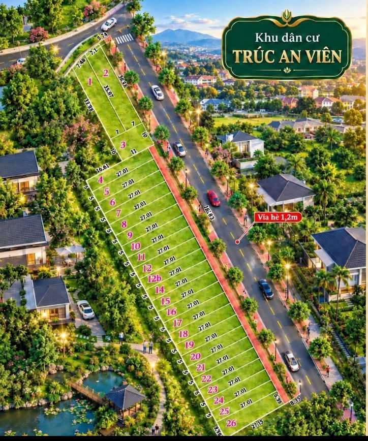 Bán đất nền 75m² tại Trúc An Viên Liên Khương, 1 tỷ 250 triệu - Ảnh thu nhỏ 4