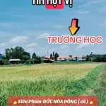 Bán đất thổ cư 280m2 sổ hồng riêng mặt tiền đường bê tông 5m, Xã Mỹ Hạnh, Tây Ninh - Ảnh thu nhỏ 1