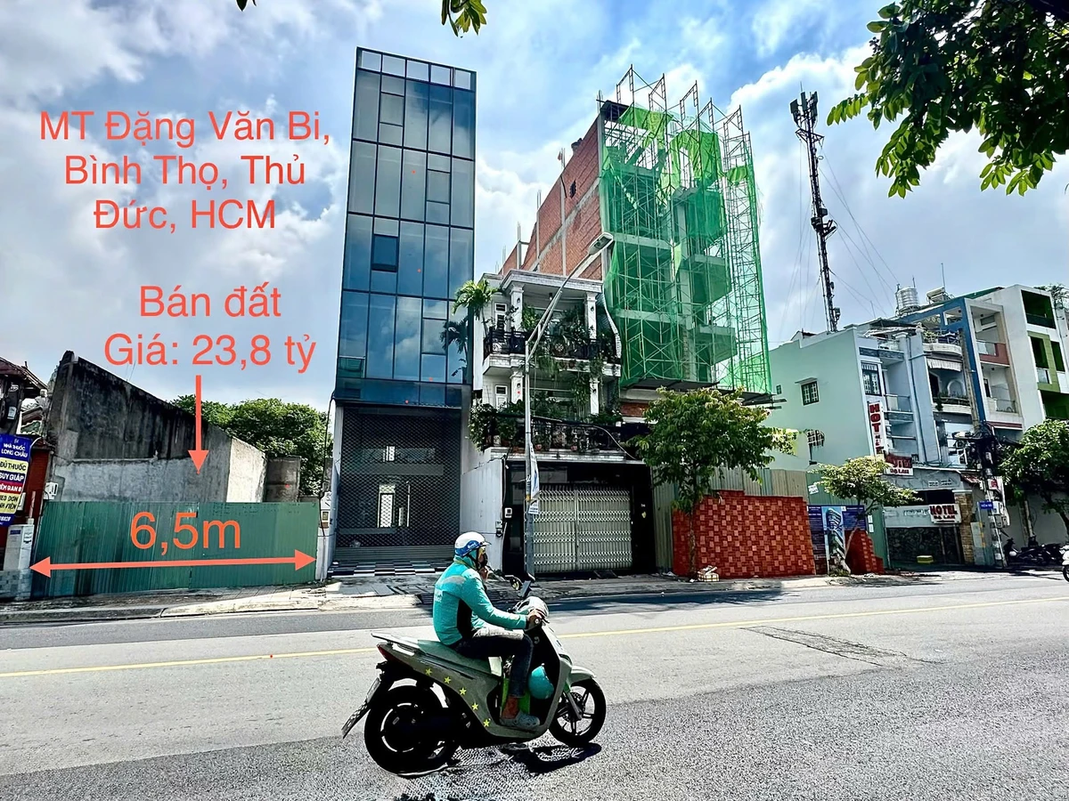 Bán đất mặt tiền Đặng Văn Bi Bình Thọ 125m² 20,7 tỷ - Ảnh 1