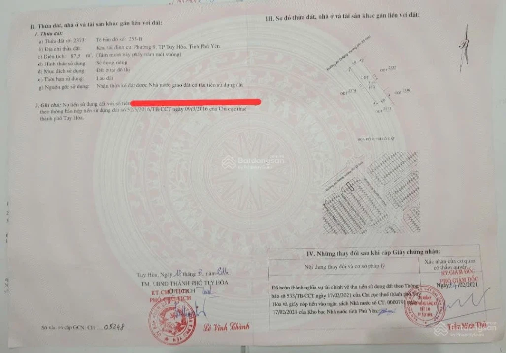 Chính chủ bán nhà 2 tầng đối diện Bệnh Viện Sản Nhi, mặt tiền An Dương Vương, P.9, Tuy Hòa, Phú Yên - Ảnh thu nhỏ 3