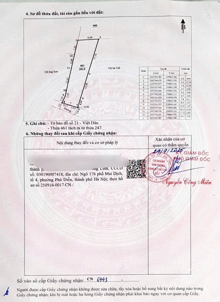 Bán đất Khê Thượng Quảng Ninh 283m2 mặt tiền 8m - Ảnh thu nhỏ 2